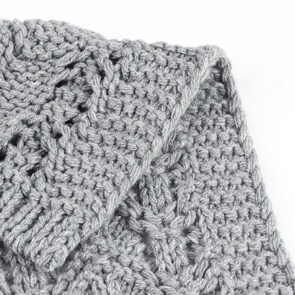 China Yarn for Polo T-shirt (Sweater),Crew Neck Pullover (Sweater),Half-Zipper Cardigan (Sweater) Ring Spun Regular Yarn BCI Cotton Acrylic Polyester Lurex Grey color buy from China wholesaler bulk order at wholesale price free worldwide shipping Alibaba