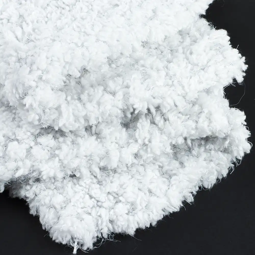 China Yarn for Ladies Vest (Sweater),Crop Top Pullover (Sweater),Dresses (Cardigan Button) (Sweater) Teddy Yarn Fancy Yarn Polyester Grey color buy from China wholesaler bulk order at wholesale price free worldwide shipping Alibaba