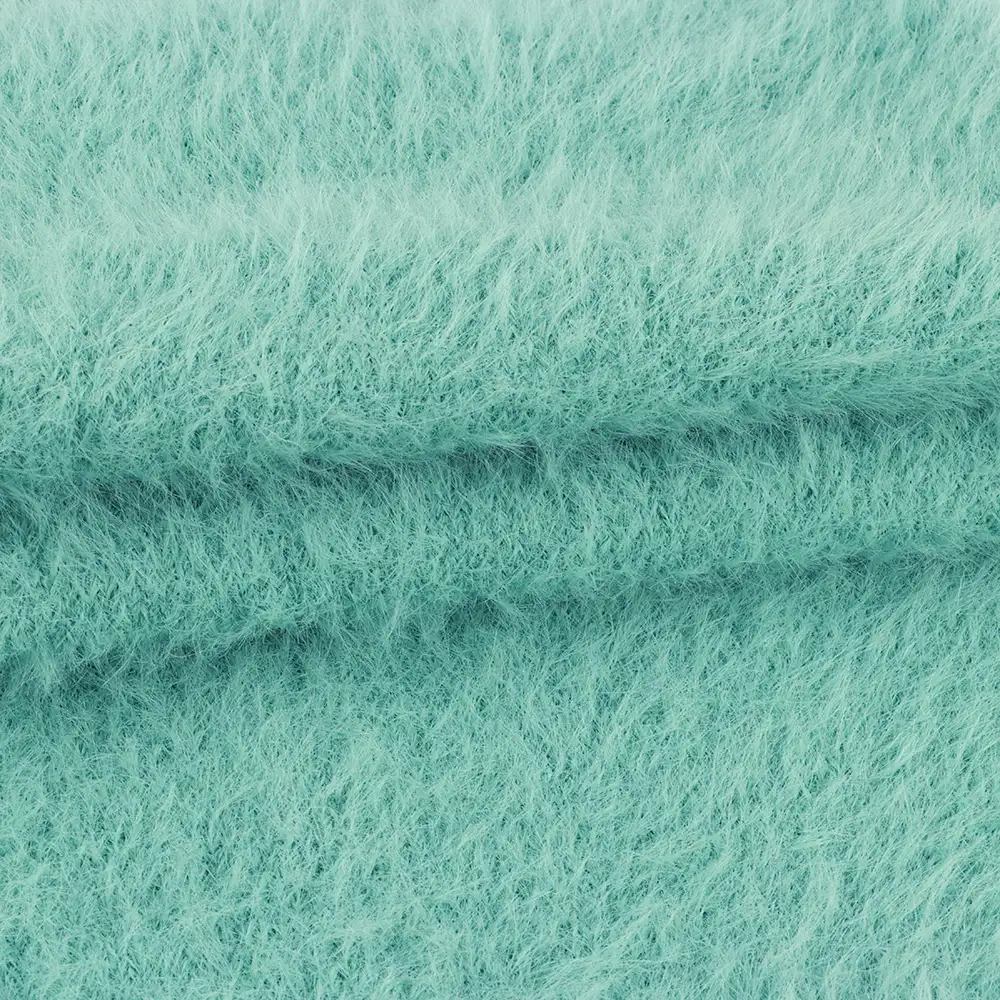 China Yarn for Crop Top Pullover (Sweater),Dresses (Cardigan Open) (Sweater) Cat Feather Yarn Fancy Yarn Recycled Polyester green color buy from China wholesaler bulk order at wholesale price free worldwide shipping Alibaba