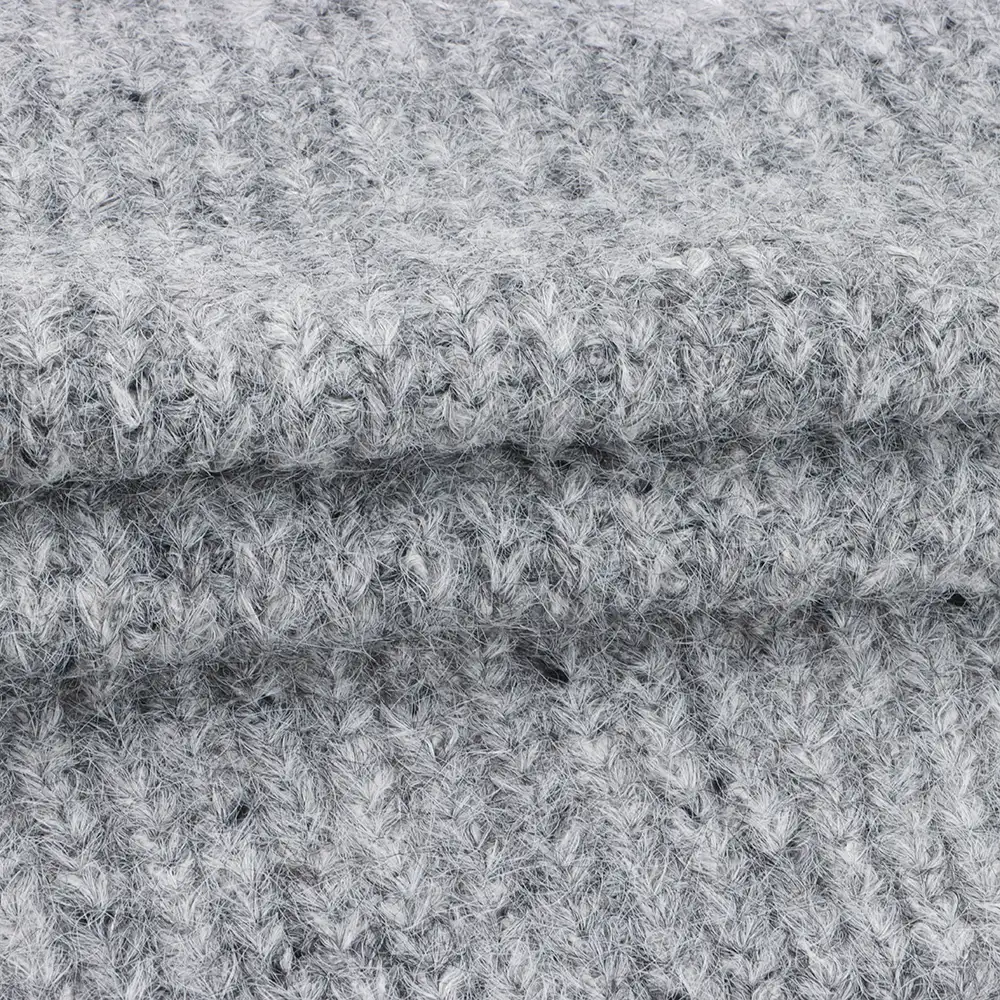 China Yarn for Polo T-shirt (Sweater),Crew Neck Pullover (Sweater),Half-Zipper Cardigan (Sweater) Mossy Yarn Fancy Yarn Recycled Polyester Polyester Nylon Acrylic Wool Spandex grey color buy from China wholesaler bulk order at wholesale price free worldwide shipping Alibaba