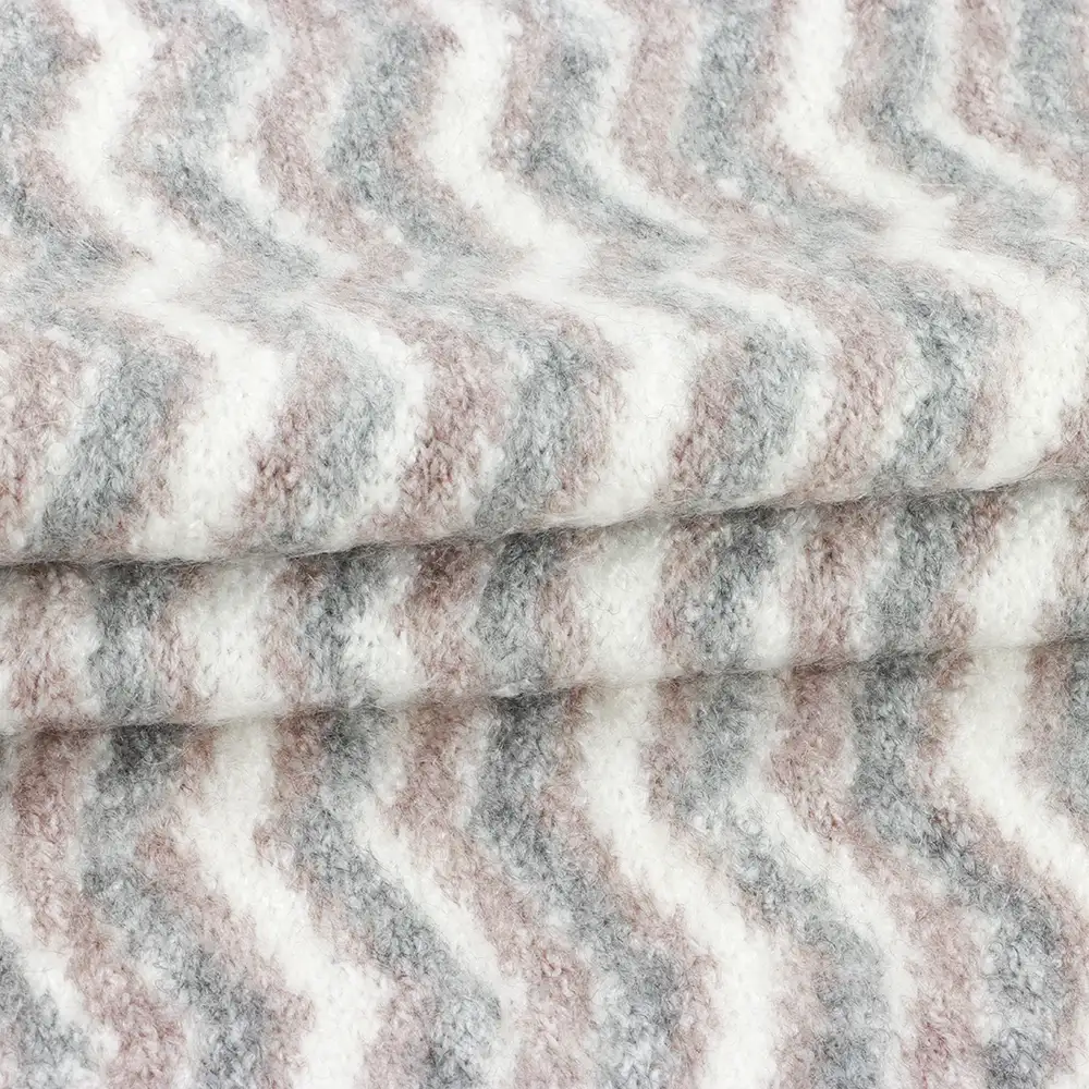 China Yarn for Open Cardigan (Sweater),Hoodie  (Sweater),Round Neck Pullover (Sweater) Mossy Yarn Fancy Yarn Acrylic Polyester Spandex grey whith white color buy from China wholesaler bulk order at wholesale price free worldwide shipping Alibaba