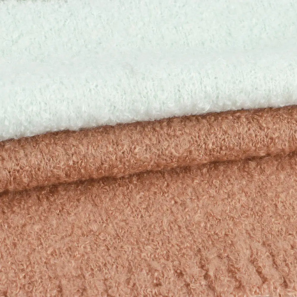 China Yarn for Knitted Jacket (Sweater),Hoodie  (Sweater),Half-Zipper Cardigan (Sweater) Boucle Yarn Fancy Yarn Acrylic Nylon Wool blue color buy from China wholesaler bulk order at wholesale price free worldwide shipping Alibaba