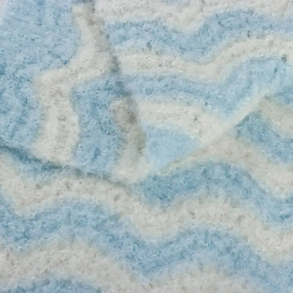 China Yarn for Hoodie  (Sweater),Polo T-shirt (Sweater), Full-Zipper Cardigan (Sweater) Boucle Yarn Fancy Yarn Recycled Polyester Blue Marle color buy from China wholesaler bulk order at wholesale price free worldwide shipping Alibaba