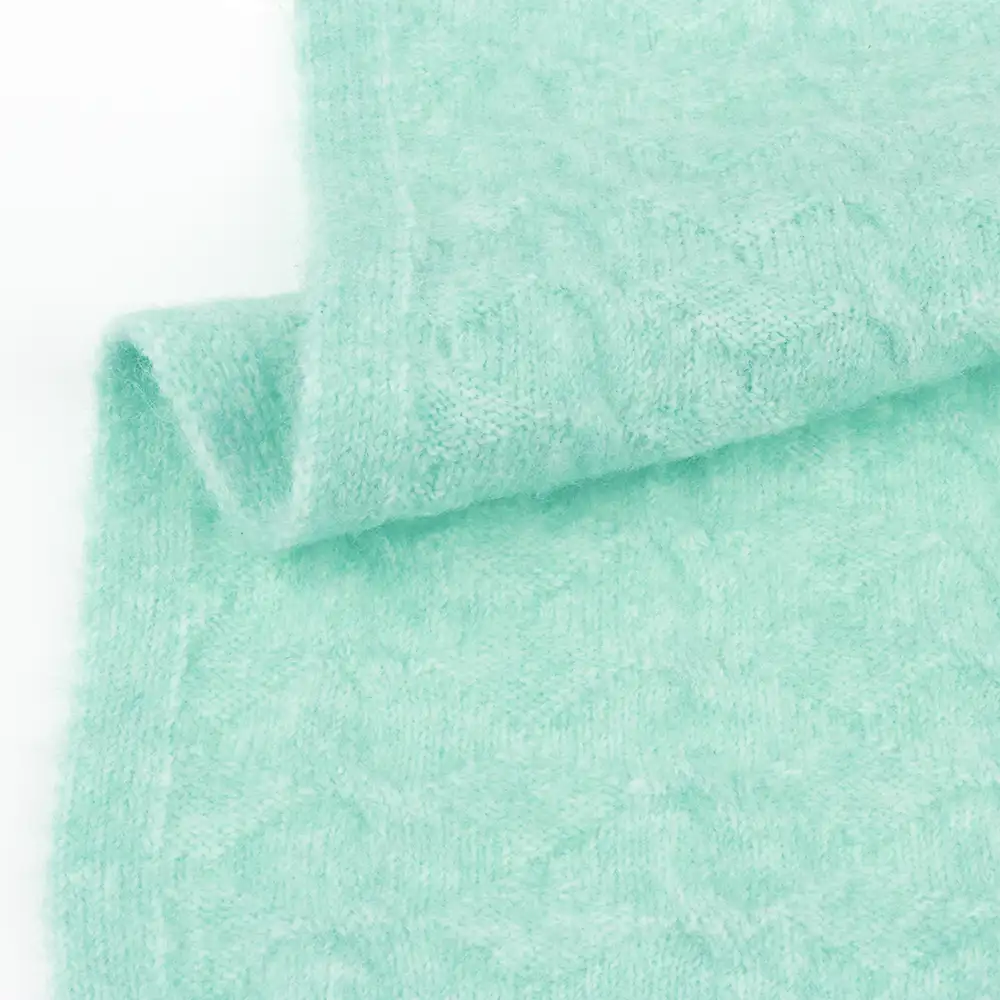 China Yarn for Dresses (Cardigan Button) (Sweater),Ladies Vest (Sweater)  Mossy Yarn Fancy Yarn Polyester Acrylic Wool Spandex green color buy from China wholesaler bulk order at wholesale price free worldwide shipping Alibaba