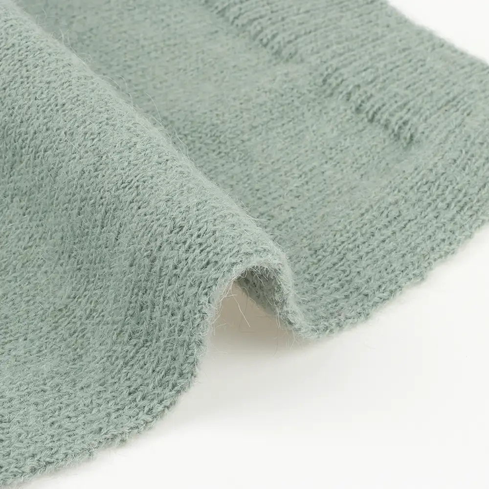 China Yarn for Dresses (Cardigan Button) (Sweater),Ladies Vest (Sweater)  Mossy Yarn Fancy Yarn Recycled Polyester green color buy from China wholesaler bulk order at wholesale price free worldwide shipping Alibaba