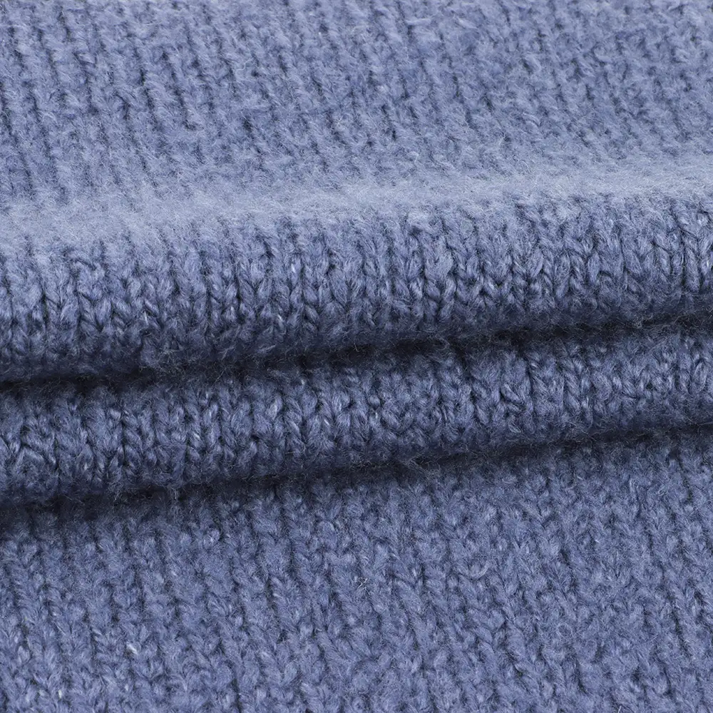 China Yarn for Polo T-shirt (Sweater),Crew Neck Pullover (Sweater),Half-Zipper Cardigan (Sweater) Mossy Yarn Fancy Yarn Cotton Acrylic Nylon blue color buy from China wholesaler bulk order at wholesale price free worldwide shipping Alibaba