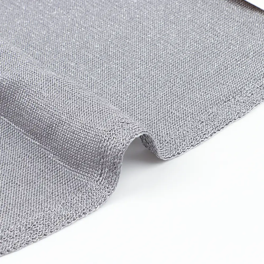 China Yarn for Dresses (Cardigan Button) (Sweater),Ladies Vest (Sweater)  Lurex Lurex Eco Vero Viscose Metallic fiber GREY color buy from China wholesaler bulk order at wholesale price free worldwide shipping Alibaba