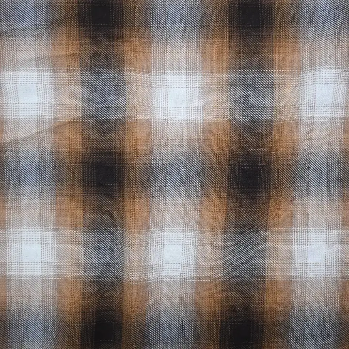 India Fabric for Shirt,Crop Top,Skirt,Over Shirt Cotton YD Flannel Natural Woven Fabric Cotton Beige color buy from India wholesaler bulk order at wholesale price free worldwide shipping Alibaba