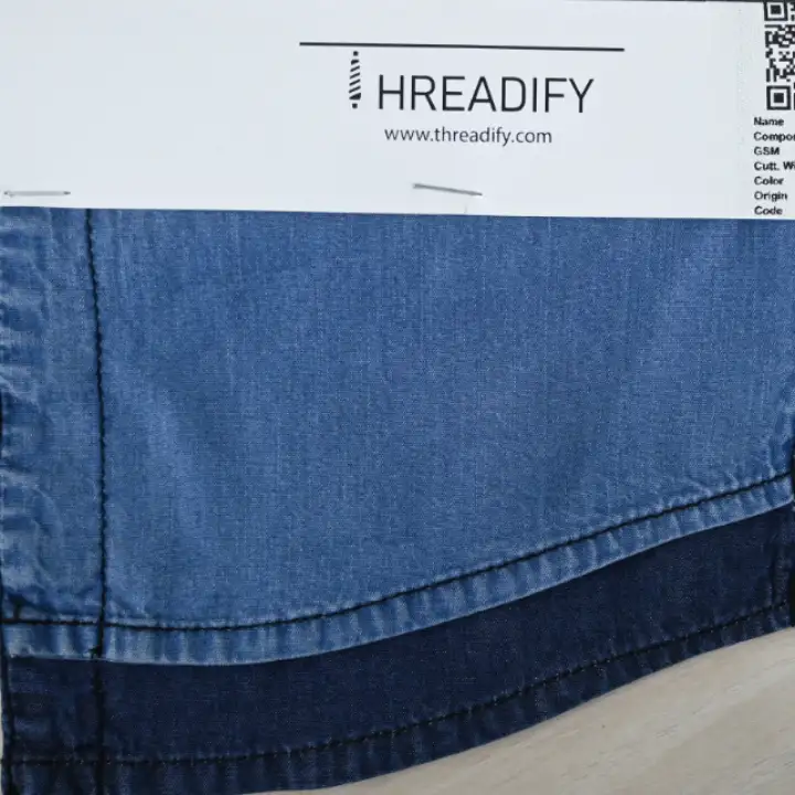 India Fabric for Denim Jacket,Denim Jacket Tencel Denim Denim Lyocell Indigo color buy from India wholesaler bulk order at wholesale price free worldwide shipping Alibaba