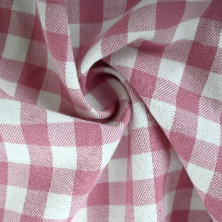 India Fabric for Shirt,Crop Top,Skirt,Over Shirt Cotton YD Twill Natural Woven Fabric Cotton Checks color buy from India wholesaler bulk order at wholesale price free worldwide shipping Alibaba