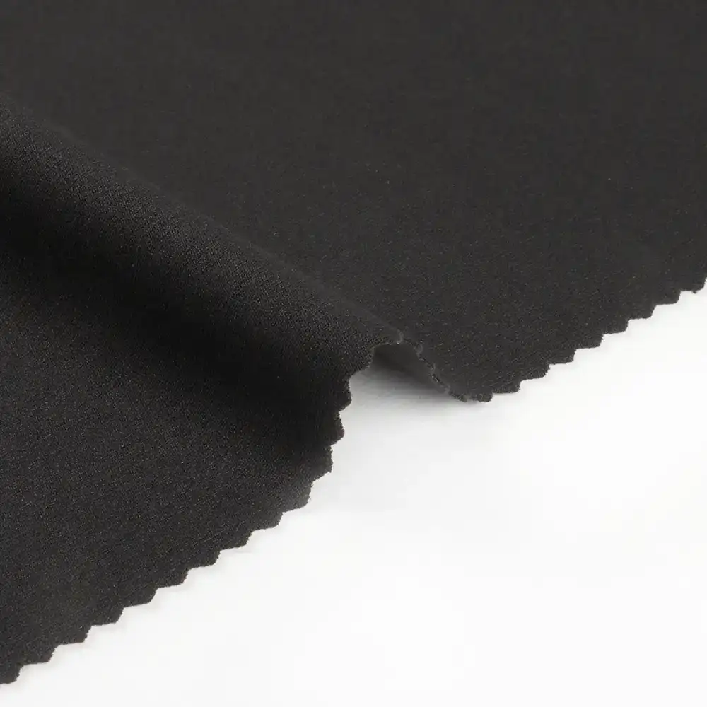 China Fabric for Tank Top,Crop Top,Pajamas Interlock Knit Fabric Nylon Spandex Black color buy from China wholesaler bulk order at wholesale price free worldwide shipping Alibaba