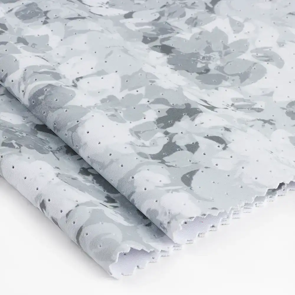 China Fabric for Tank Top,Crop Top,Pajamas Interlock Knit Fabric Polyester Spandex Grey color buy from China wholesaler bulk order at wholesale price free worldwide shipping Alibaba