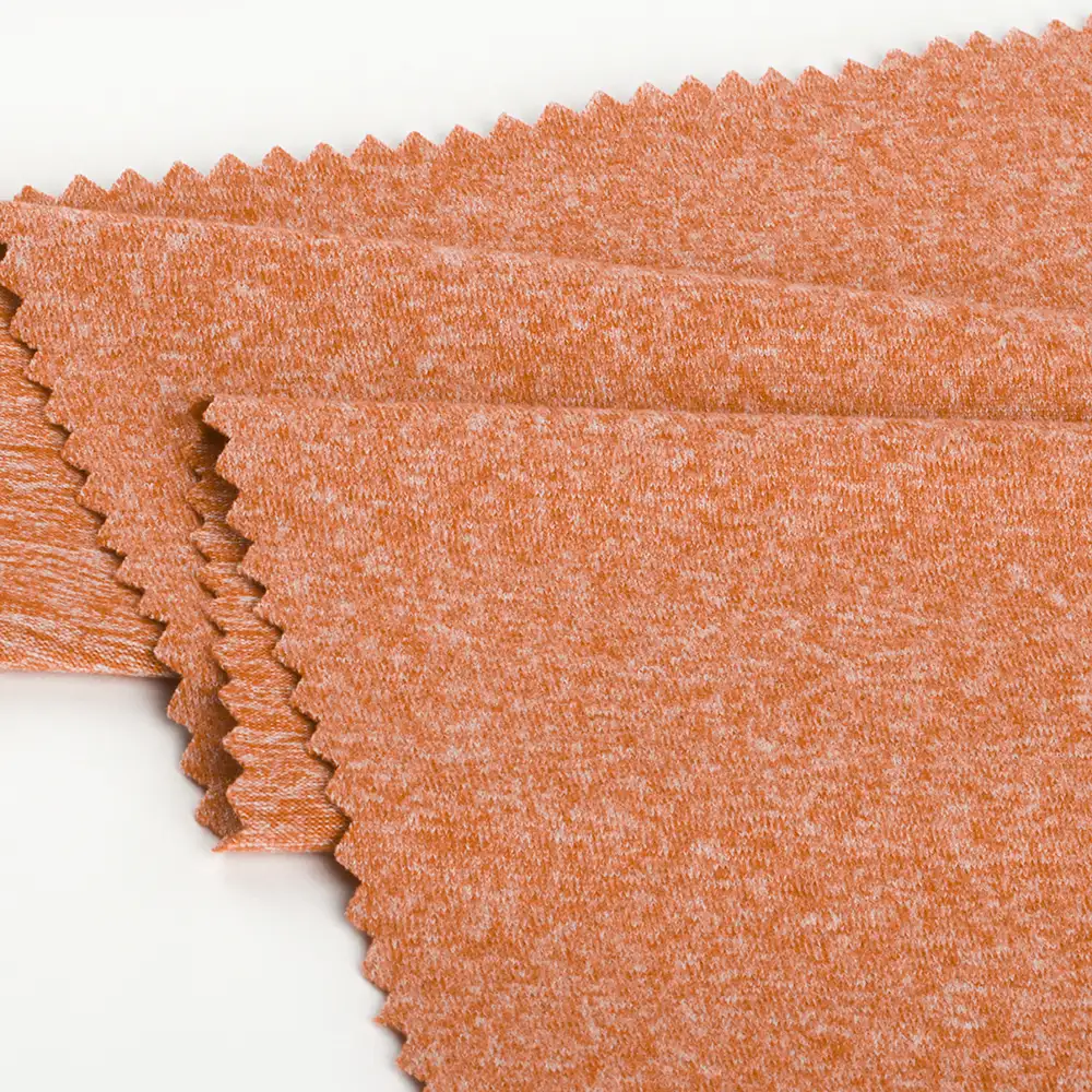 China Fabric for T-Shirt,Pajamas,Loungewear,Yoga Pants,Tracksuits Single Jersey Knit Fabric Polyester Spandex Solid-Orange color buy from China wholesaler bulk order at wholesale price free worldwide shipping Alibaba