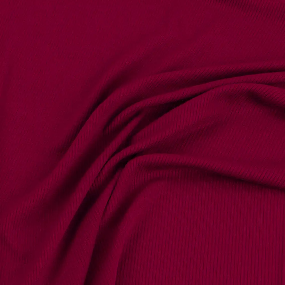 China Fabric for Tank Top,Crop Top,Hoodie Rib Knit Fabric Rayon Spandex Red color buy from China wholesaler bulk order at wholesale price free worldwide shipping Alibaba