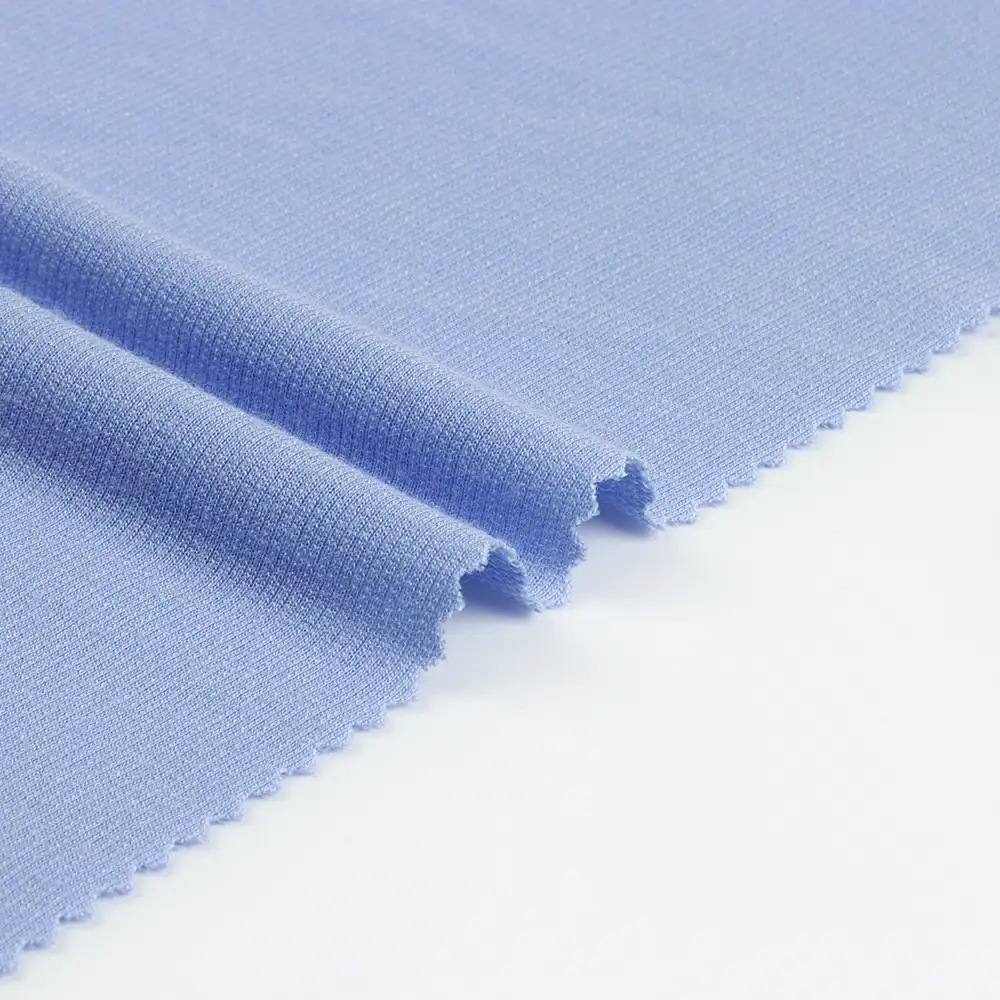 China Fabric for Jogger,Loungewear,Sweatshirt French Terry Knit Fabric Polyester Rayon Blue color buy from China wholesaler bulk order at wholesale price free worldwide shipping Alibaba