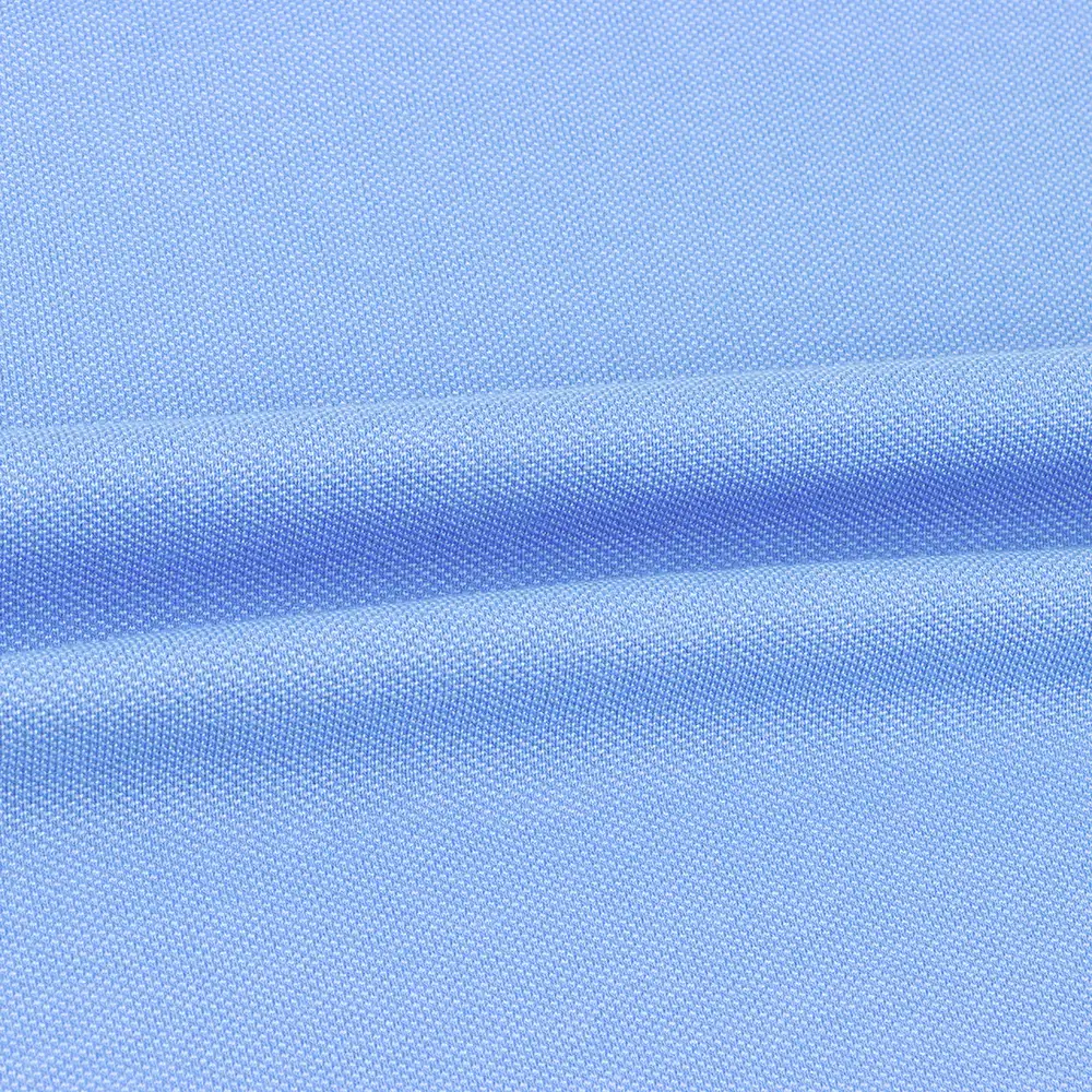 China Fabric for T-Shirt,Polo Shirt,Tank Top Pique Knit Fabric Polyester Cotton Blue color buy from China wholesaler bulk order at wholesale price free worldwide shipping Alibaba