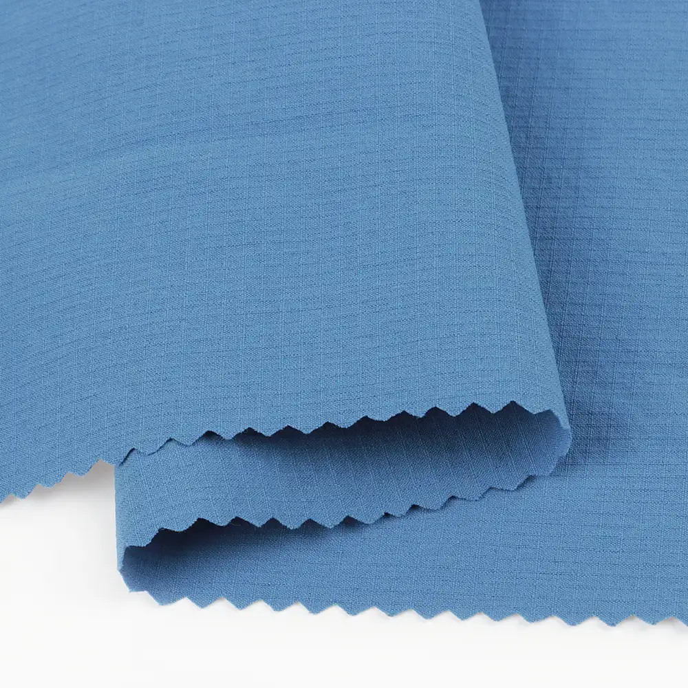 China Fabric for Hoodie,Tracksuits Four Stretch Nylon Woven Fabric Synthetic Woven Fabric Nylon Blue color buy from China wholesaler bulk order at wholesale price free worldwide shipping Alibaba