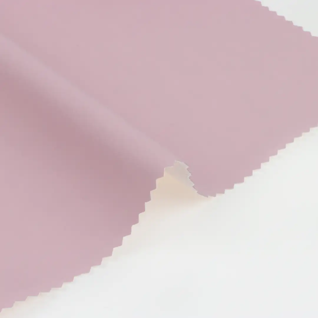 China Fabric for Blazer PU Woven Blended Fabric Polyester Pink color buy from China wholesaler bulk order at wholesale price free worldwide shipping Alibaba