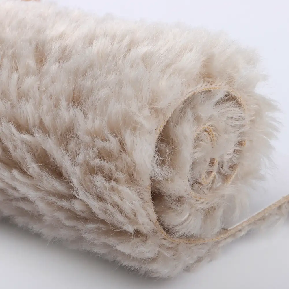 China Fabric for Blazer Warp Suede Knit Fabric Polyester Khaki color buy from China wholesaler bulk order at wholesale price free worldwide shipping Alibaba