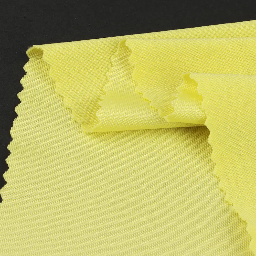 China Fabric for T-Shirt,Pajamas,Loungewear,Yoga Pants,Tracksuits Single Jersey Knit Fabric Polyester Spandex Green color buy from China wholesaler bulk order at wholesale price free worldwide shipping Alibaba