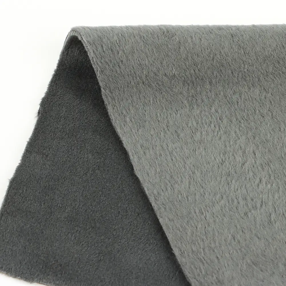 China Fabric for Hoodie,Loungewear,Sweatshirt Super Soft Velour Knit Fabric Polyester Spandex Grey color buy from China wholesaler bulk order at wholesale price free worldwide shipping Alibaba