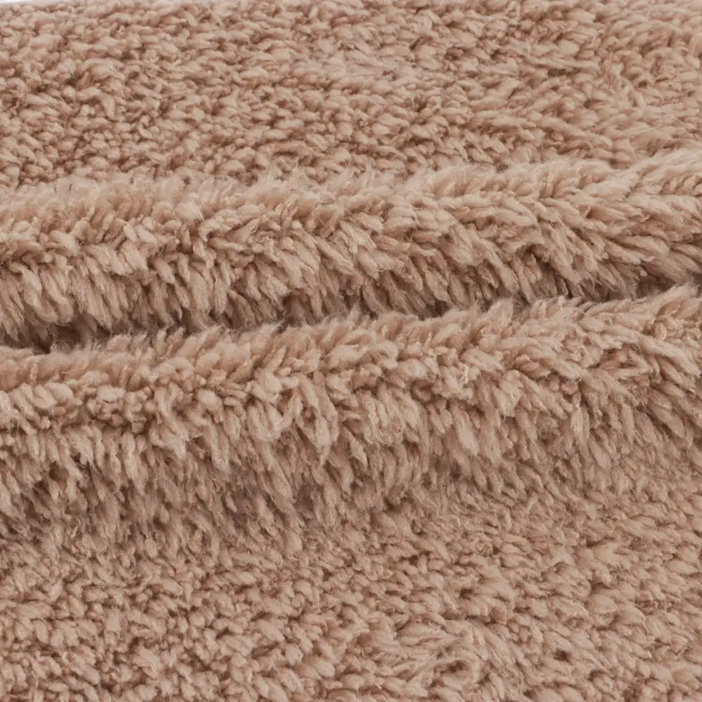 China Fabric for Hoodie,Sweatshirt Fleece Knit Fabric Polyester Brown color buy from China wholesaler bulk order at wholesale price free worldwide shipping Alibaba