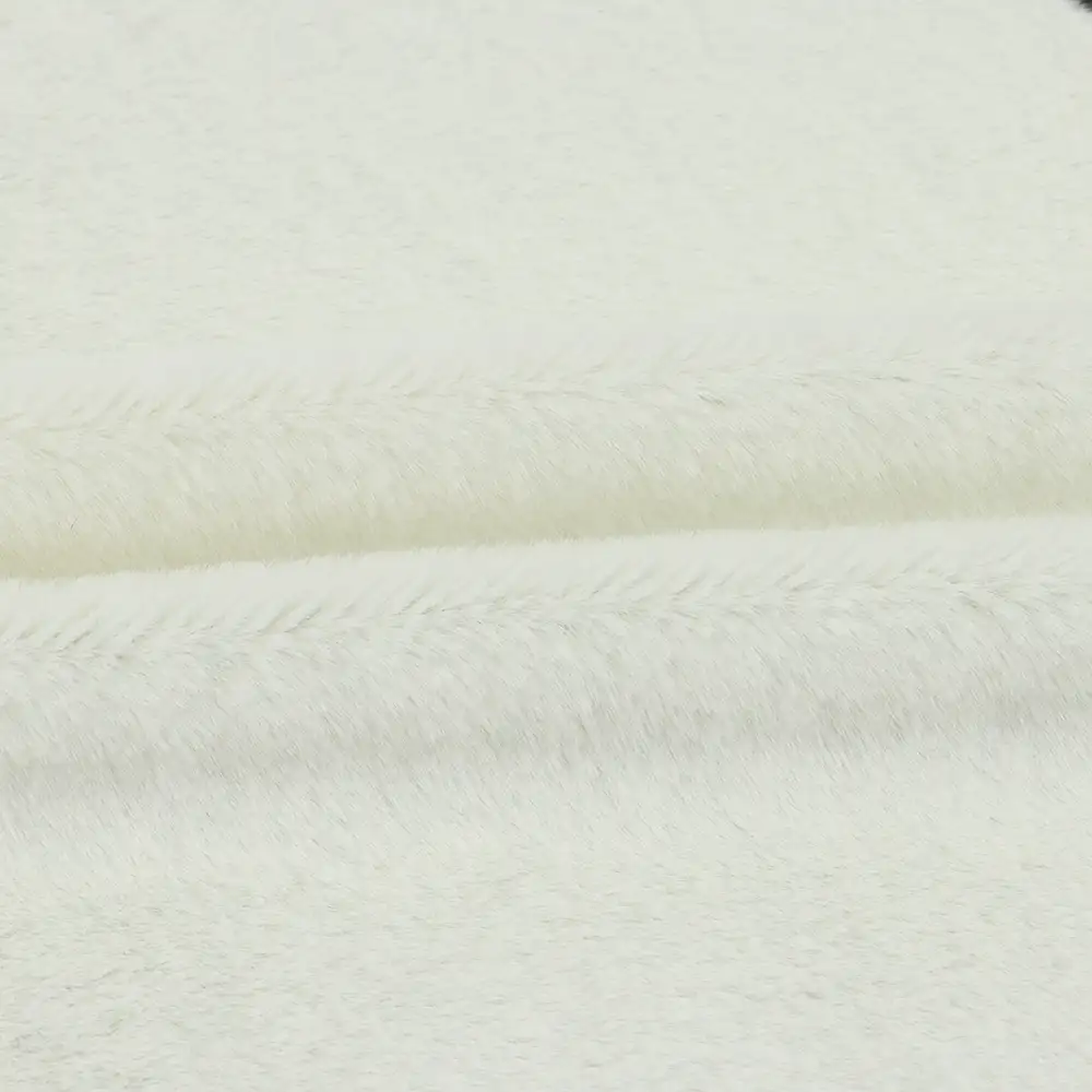 China Fabric for Trench Coat,Overcoat Fake Fur Knit Fabric Polyester Off-white color buy from China wholesaler bulk order at wholesale price free worldwide shipping Alibaba