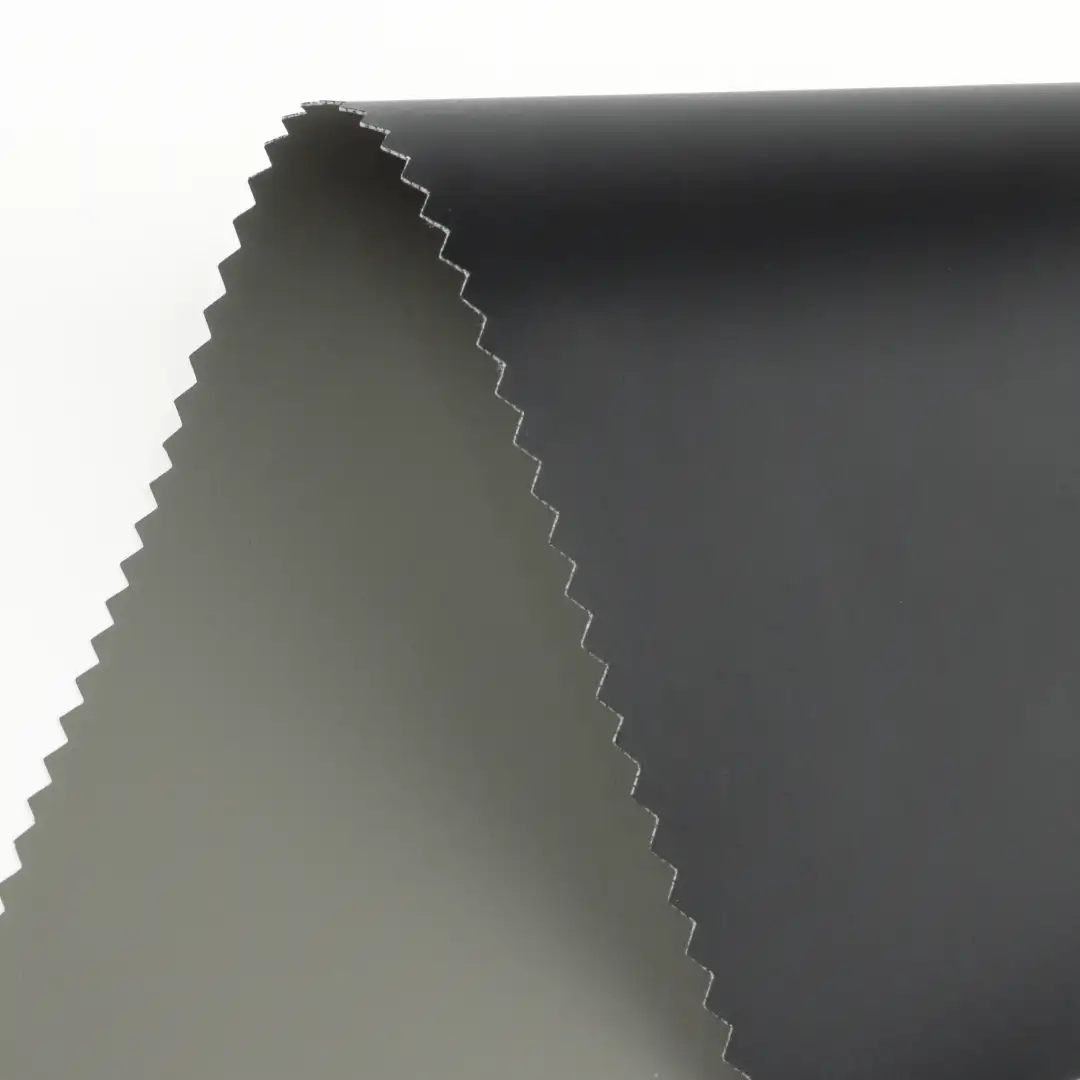 China Fabric for Blazer PU Woven Blended Fabric Polyester Green color buy from China wholesaler bulk order at wholesale price free worldwide shipping Alibaba