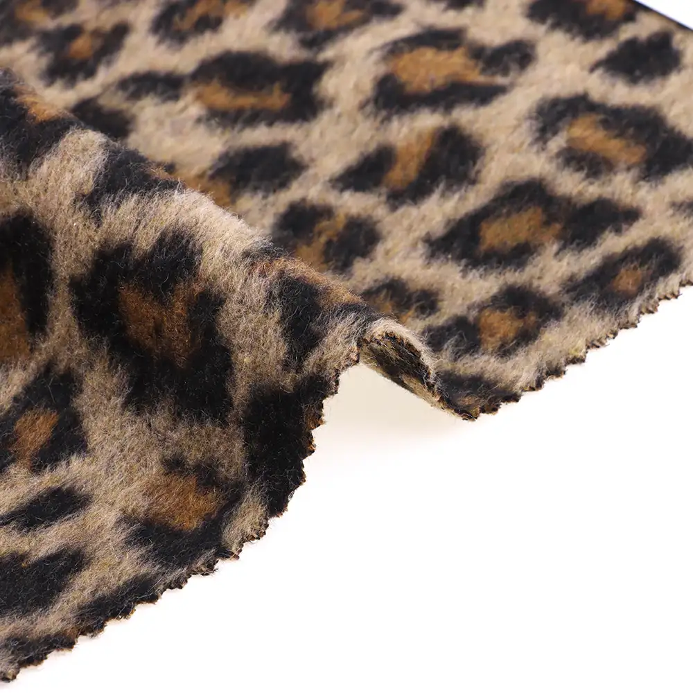 China Fabric for Blazer,Suit,Skirt Woolen Jacquard Woolen Chemical Fiber Leopard print color buy from China wholesaler bulk order at wholesale price free worldwide shipping Alibaba