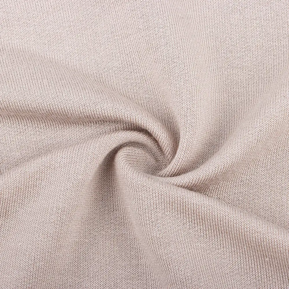 China Fabric for Jogger,Loungewear,Sweatshirt French Terry Knit Fabric Silk Modal Spandex Khaki color buy from China wholesaler bulk order at wholesale price free worldwide shipping Alibaba
