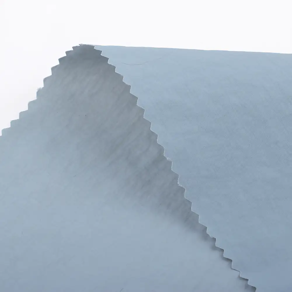 China Fabric for Blouse,Crop Top,Skirt Nylon Crepe Synthetic Woven Fabric Nylon Blue color buy from China wholesaler bulk order at wholesale price free worldwide shipping Alibaba