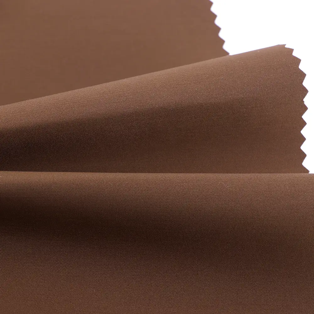 China Fabric for Pants,Tracksuits T400 Polyester Yarn Fabric Synthetic Woven Fabric Polyester Brown color buy from China wholesaler bulk order at wholesale price free worldwide shipping Alibaba