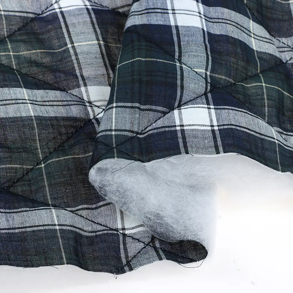 China Fabric for Pants,Skirt,Blazer Cotton Double Layer Crepe Gauze Natural Woven Fabric Cotton tartan color buy from China wholesaler bulk order at wholesale price free worldwide shipping Alibaba