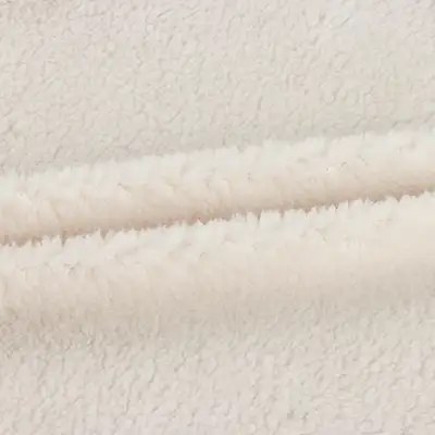 China Fabric for Overcoat,Bomber Jacket,Trench Coat Sherpa Knit Fabric Polyester Off-white color buy from China wholesaler bulk order at wholesale price free worldwide shipping Alibaba