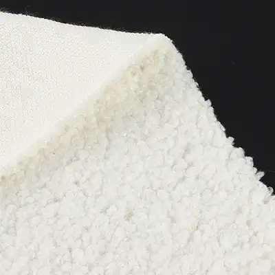 China Fabric for Overcoat,Bomber Jacket,Trench Coat Sherpa Knit Fabric Polyester Off-white color buy from China wholesaler bulk order at wholesale price free worldwide shipping Alibaba