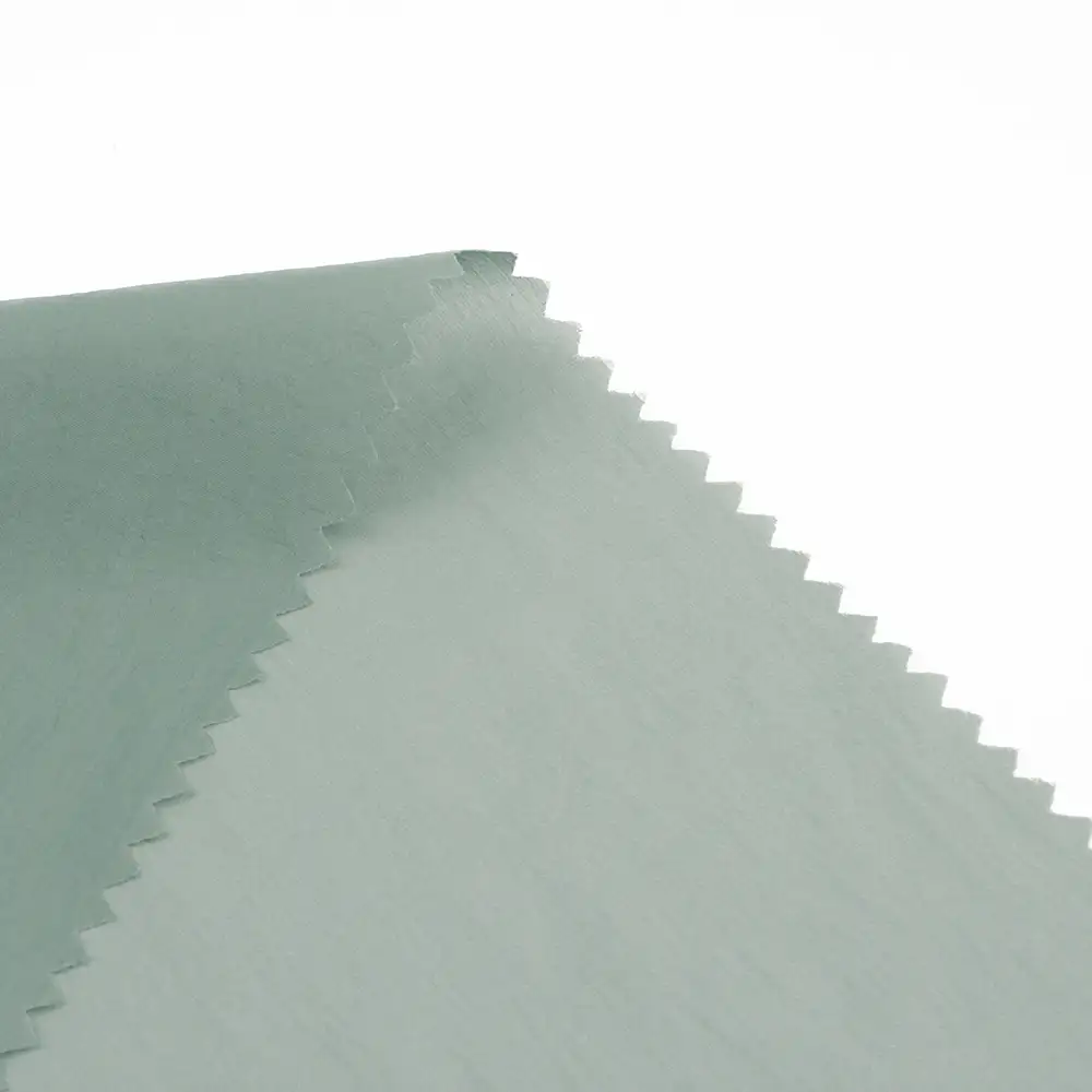 China Fabric for Blouse,Skirt,Crop Top Nylon Crepe Synthetic Woven Fabric Nylon Agate Green color buy from China wholesaler bulk order at wholesale price free worldwide shipping Alibaba