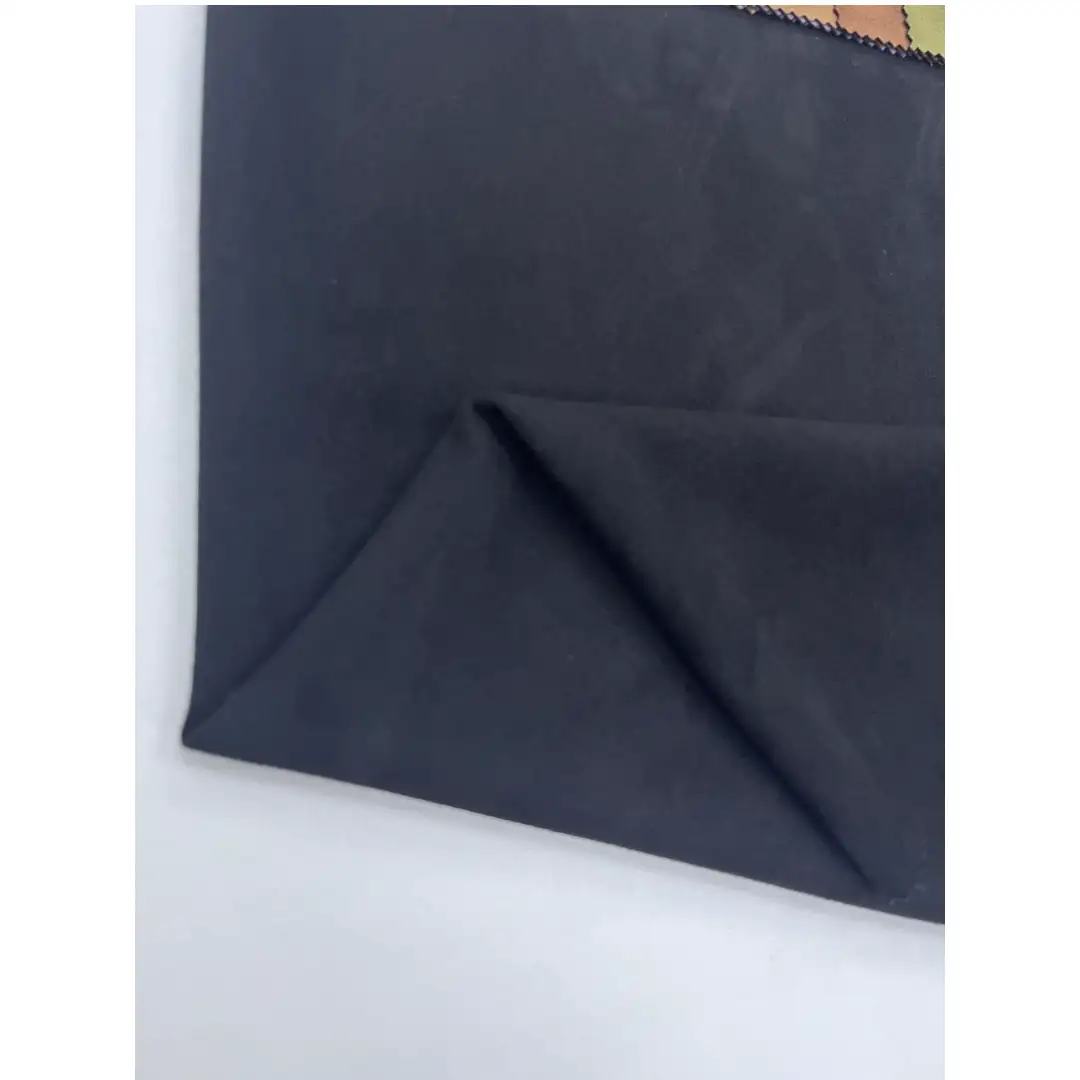 China Fabric for Jacket,Pants,Blazer Weft Suede Knit Fabric Polyester Elastane 黑色 color buy from China wholesaler bulk order at wholesale price free worldwide shipping Alibaba