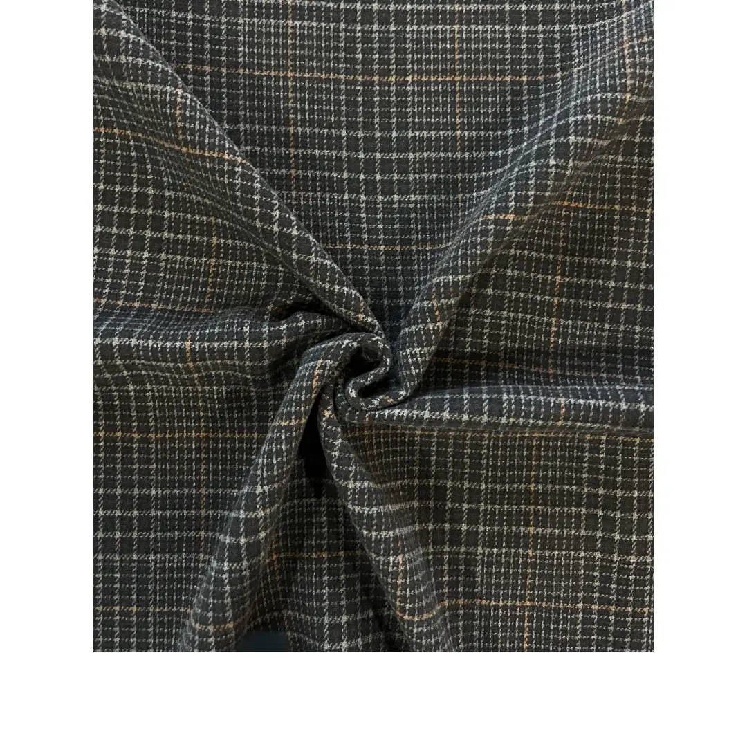 China Fabric for Blazer,Suit,Skirt Woolen Tweed Woolen Chemical Fiber 深咖 color buy from China wholesaler bulk order at wholesale price free worldwide shipping Alibaba