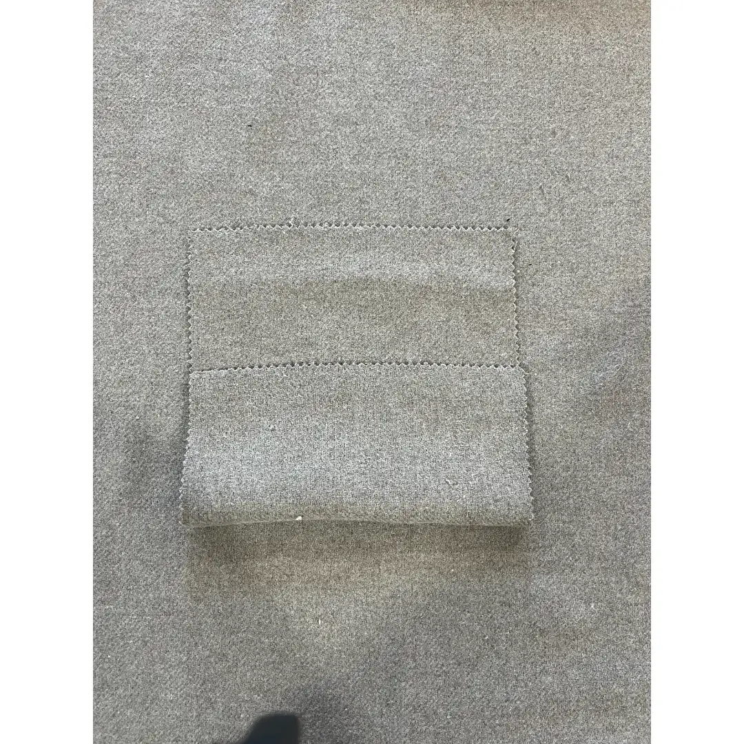 China Fabric for Blazer,Suit,Overcoat Woolen Twill Woolen Chemical Fiber 混米灰神州呢 color buy from China wholesaler bulk order at wholesale price free worldwide shipping Alibaba