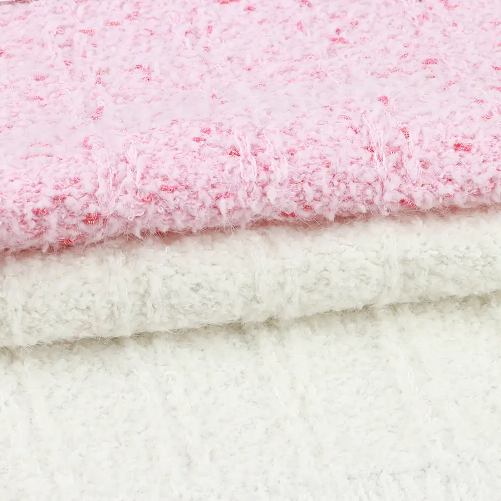 China Yarn  Teddy Yarn Fancy Yarn pink/white color buy in China wholesaler bulk order at wholesale price free worldwide shipping Alibaba