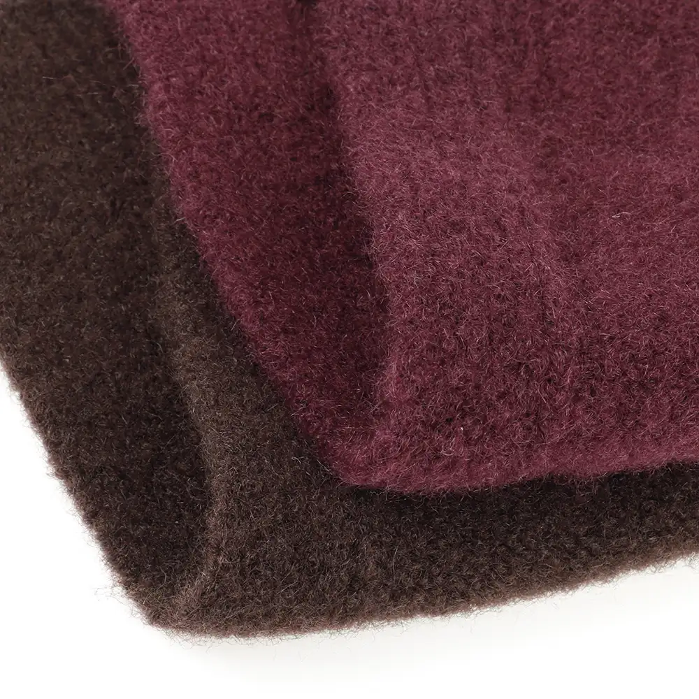 China Yarn for Open Cardigan (Sweater),Hoodie  (Sweater),Round Neck Pullover (Sweater) Mossy Yarn Fancy Yarn Recycled Polyester Acrylic Wool Spandex brown/Wine red color buy from China wholesaler bulk order at wholesale price free worldwide shipping Alibaba