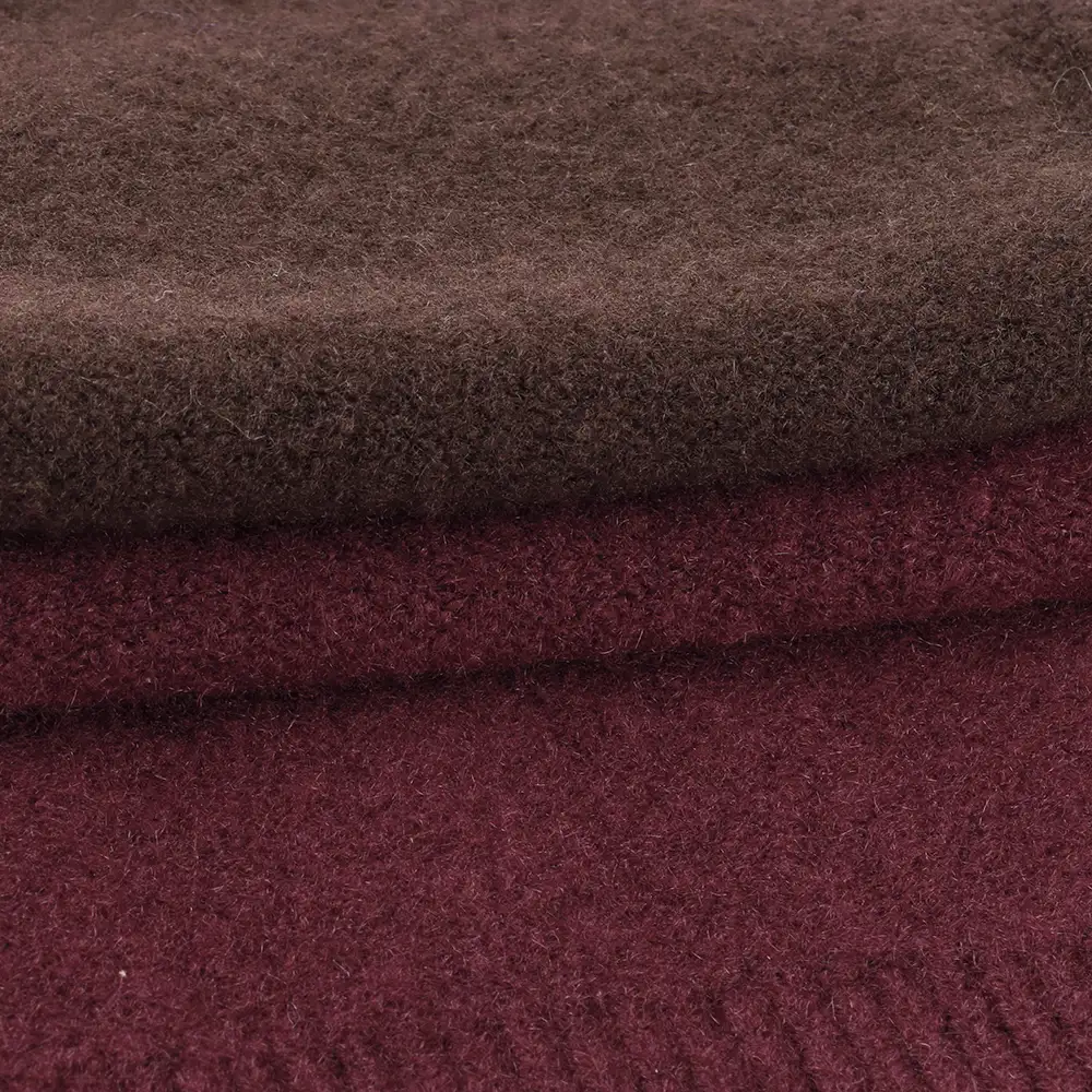 China Yarn for Open Cardigan (Sweater),Hoodie  (Sweater),Round Neck Pullover (Sweater) Mossy Yarn Fancy Yarn Recycled Polyester Acrylic Wool Spandex brown/Wine red color buy from China wholesaler bulk order at wholesale price free worldwide shipping Alibaba