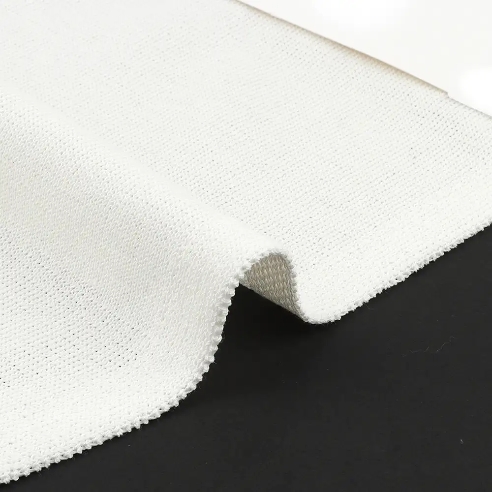 China Yarn for Polo T-shirt (Sweater),Crew Neck Pullover (Sweater),Half-Zipper Cardigan (Sweater) Double Twist Spun Regular Yarn BCI Cotton Polyester CREAM color buy from China wholesaler bulk order at wholesale price free worldwide shipping Alibaba