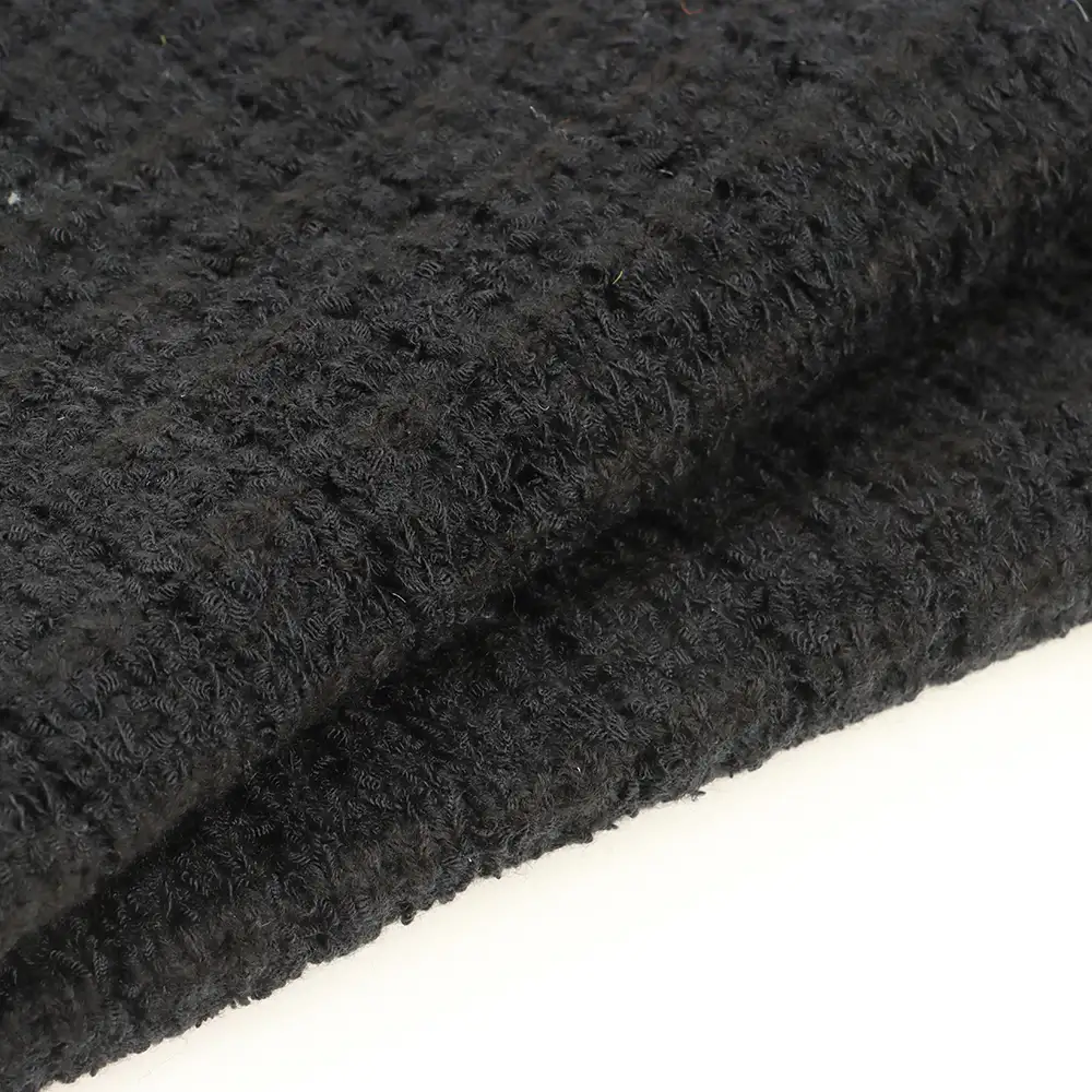 China Yarn for Dresses (Cardigan Button) (Sweater),Ladies Vest (Sweater)  Flat Tape Yarn Fancy Yarn Polyester Recycled Polyester BLACK color buy from China wholesaler bulk order at wholesale price free worldwide shipping Alibaba