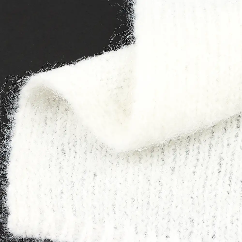 China Yarn for Open Cardigan (Sweater),Hoodie  (Sweater),Round Neck Pullover (Sweater) Mossy Yarn Fancy Yarn Recycled Polyester Nylon Polyester Wool Spandex CREAM color buy from China wholesaler bulk order at wholesale price free worldwide shipping Alibaba