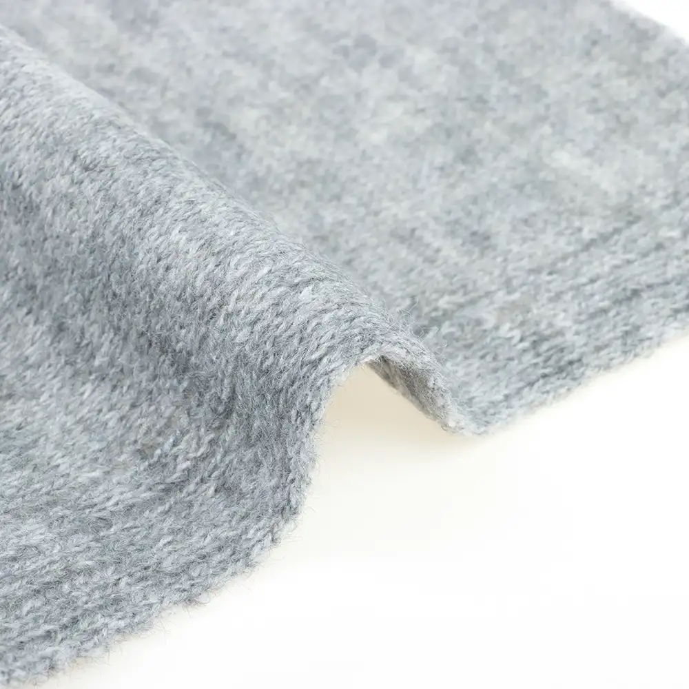 China Yarn for Polo T-shirt (Sweater),Crew Neck Pullover (Sweater),Half-Zipper Cardigan (Sweater) Mossy Yarn Fancy Yarn Recycled Polyester Polyester Acrylic RWS Wool Spandex GRAY color buy from China wholesaler bulk order at wholesale price free worldwide shipping Alibaba