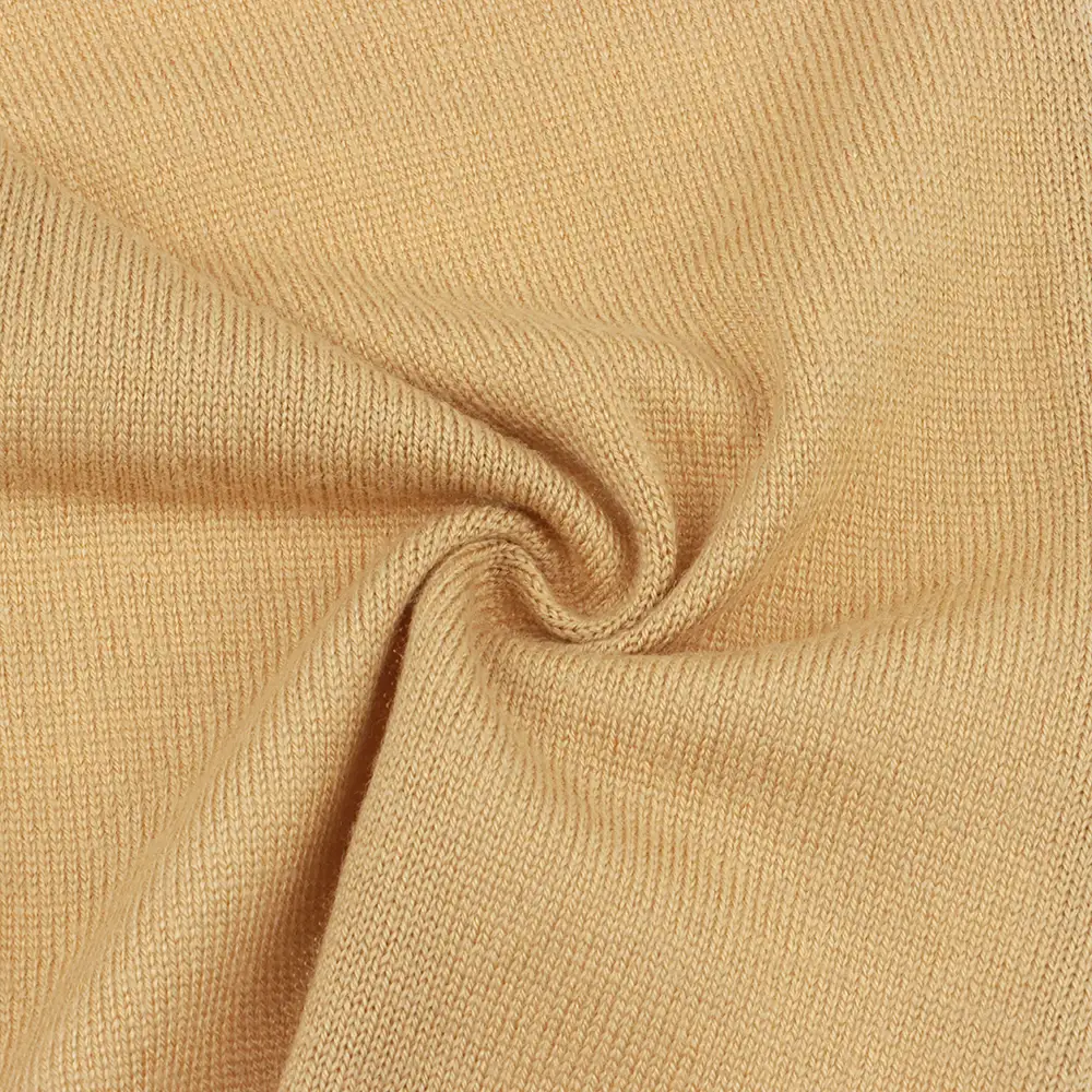 China Yarn for Dresses (Cardigan Open) (Sweater),Crop Top Pullover (Sweater) Worsted Spun Regular Yarn Merino Wool Silk KHAKI color buy from China wholesaler bulk order at wholesale price free worldwide shipping Alibaba