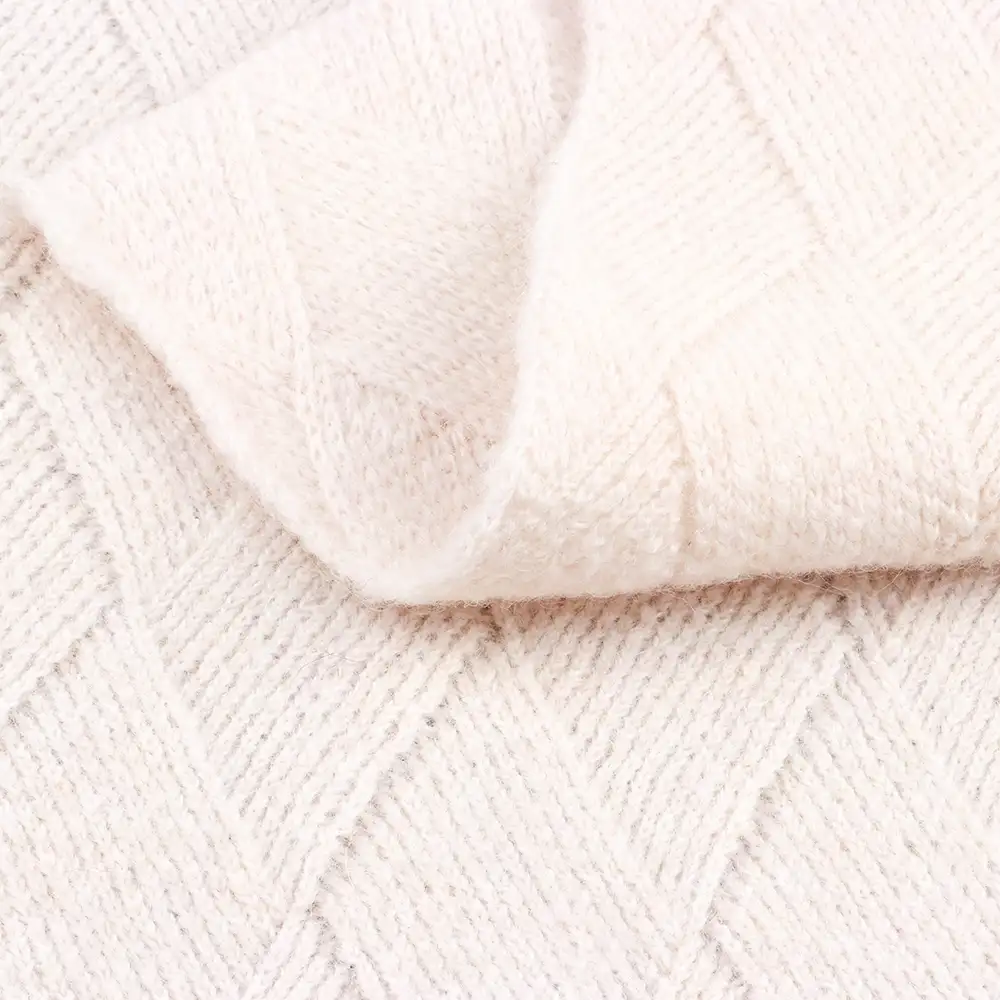 China Yarn for Knitted Jacket (Sweater),Hoodie  (Sweater),Half-Zipper Cardigan (Sweater) Woollen Spun Regular Yarn Recycled Polyester Wool beige color buy from China wholesaler bulk order at wholesale price free worldwide shipping Alibaba