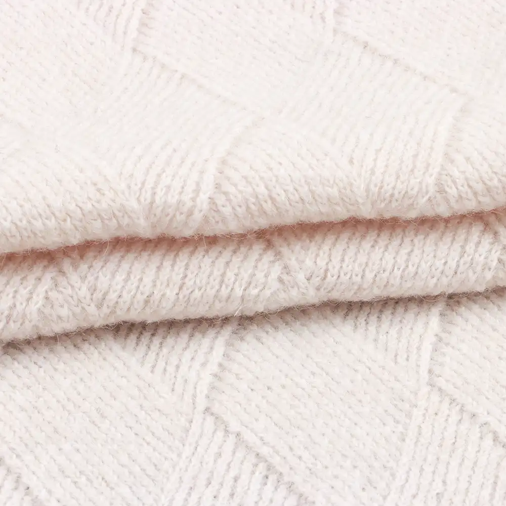 China Yarn for Knitted Jacket (Sweater),Hoodie  (Sweater),Half-Zipper Cardigan (Sweater) Woollen Spun Regular Yarn Recycled Polyester Wool beige color buy from China wholesaler bulk order at wholesale price free worldwide shipping Alibaba