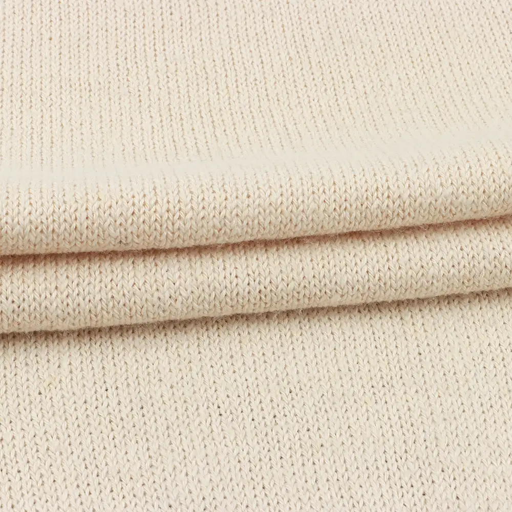 China Yarn for Knitted Jacket (Sweater),Hoodie  (Sweater),Half-Zipper Cardigan (Sweater) Twisted Yarn Twisted Yarn Organic Cotton Recycled Polyester Recycled Nylon CREAM color buy from China wholesaler bulk order at wholesale price free worldwide shipping Alibaba